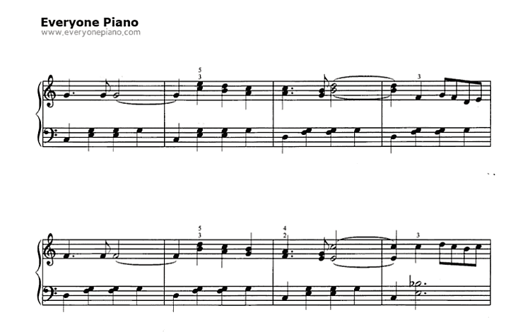 我美丽的那不勒斯 (文克勒) 共2页 免费下载 钢琴五线谱