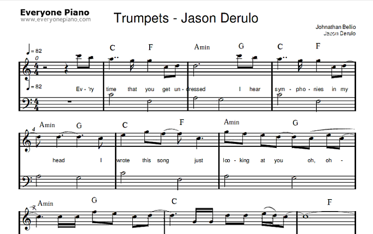 Trumpets 五线谱 包含PDF和图片格式 超高清电子版
