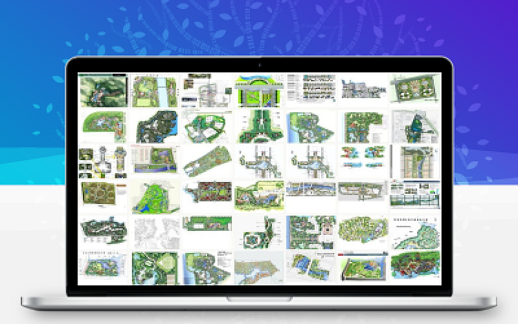 340张广场公园平面图 园林景观设计彩平面素材参考资料