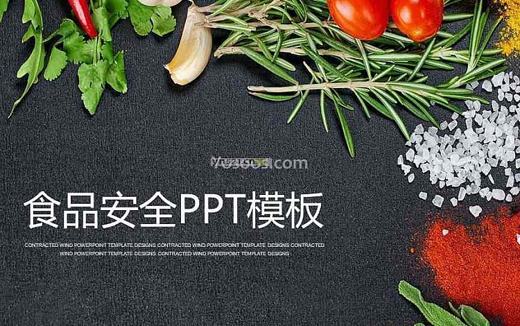 三色简约 商业计划书PPT模板 带背景音乐 适用于餐饮行业