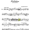 沉思(Meditation)大提琴曲谱 PDF 2页 高清版