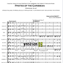 加勒比海盗交响组曲PIRATES OF THE CARIBBEAN总谱 PDF高清版
