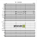 关峡第一交响序曲总谱 PDF高清版