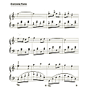 我爱北京天安门 (金目苓) 共4页 高清版 钢琴五线谱