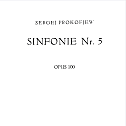 普罗科菲耶夫 第五交响曲  SINFONIE Nr 5单开版总谱 PDF高清版