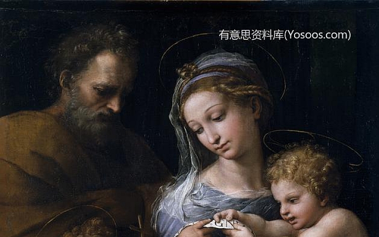 The Holy Family with little Saint John (The Virgin with a Rose)