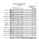 格林卡 鲁斯兰与柳德米拉 序曲总谱 五线谱 PDF高清扫描版