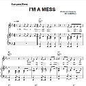 I'm a Mess  Ed Sheeran  五线谱 包含PDF和图片格式 超高清电子版