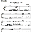 Legend of Zelda主题曲 五线谱 包含PDF和图片格式 超高清电子版