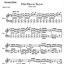 ピカピカの太陽 爱丽丝学园 主题曲 五线谱 包含PDF和图片格式 超高清电子版
